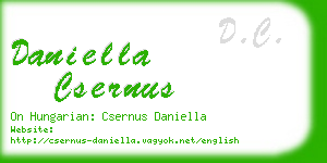 daniella csernus business card